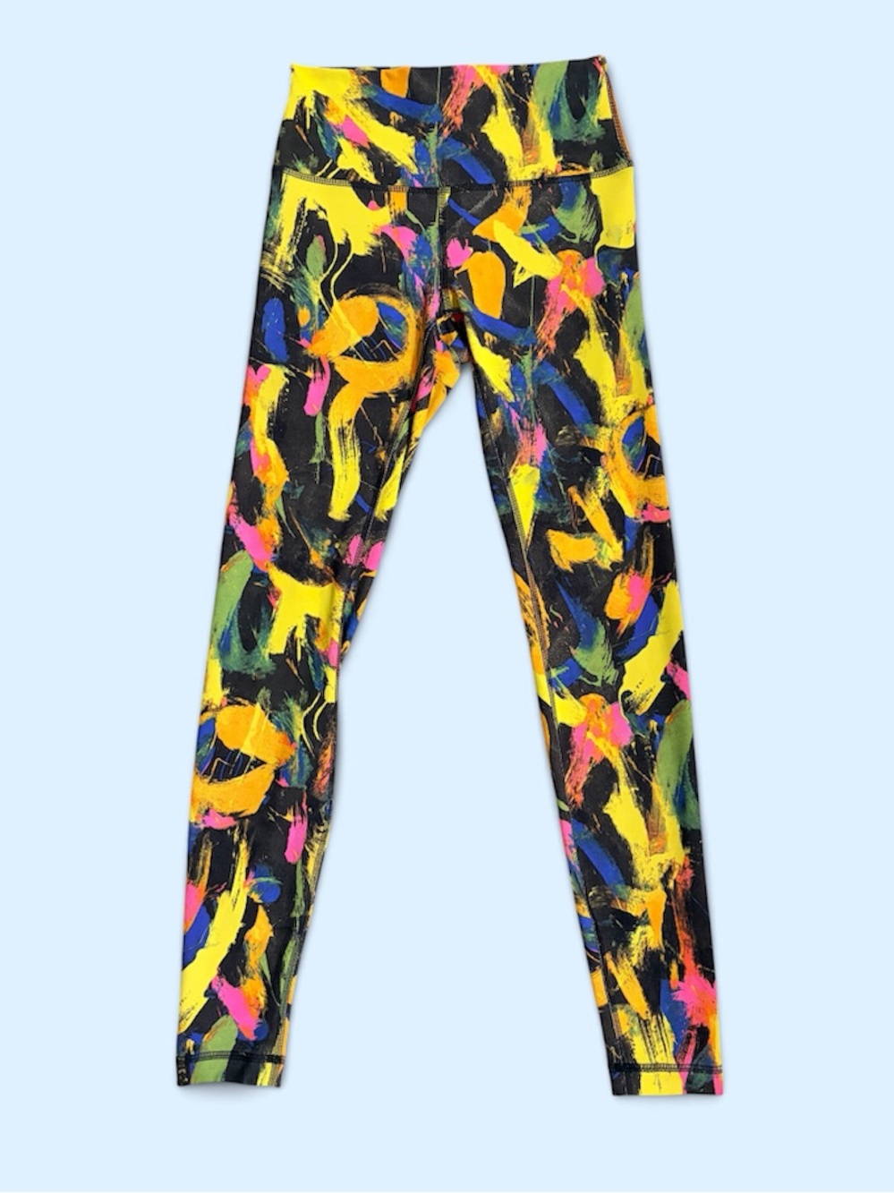 Multicolor Abstract Print Leggings